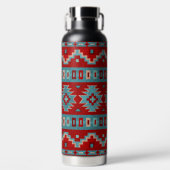 サウスウエストメサスターコイズ&レッド ウォーターボトル (正面)