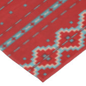 サウスウエストメサスレッド&ターコイズテーブルクロス テーブルクロス (アングル)