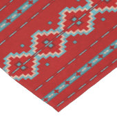 サウスウエストメサスレッド&ターコイズ ショートテーブルランナー (コーナー)