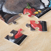 サウスウエストラビットウワイルコーンターコイズパズル懸命 ジグソーパズル (側面)