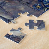 サウスウエストラビットガーデンタイルカラフルフラワーズフォーク ジグソーパズル (側面)