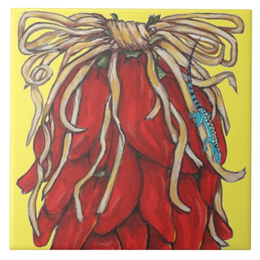 サウスウエストリザードレッドチリペッパーHouse Number Top タイル (正面)