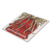 サウスウエストレッドチリペッパー名前をカスタムするハウス# タイル (側面)