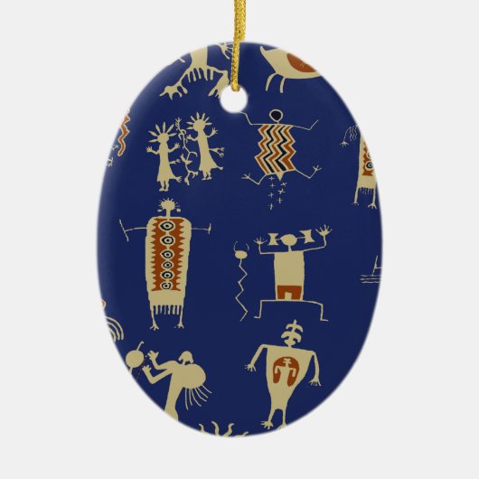 サウスウエストロックアートシャーマン セラミックオーナメント (正面)