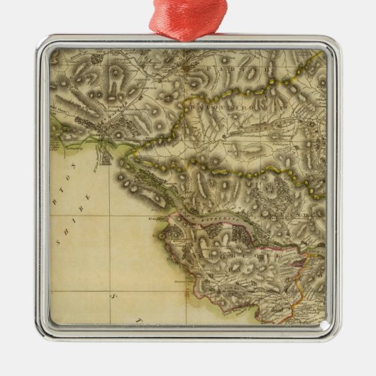 サウスウエスト·パーシャー メタルオーナメント (正面)