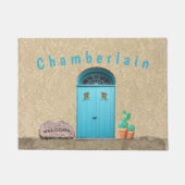 サウスウエスブルードアココペリサボスカスタム ドアマット (正面)