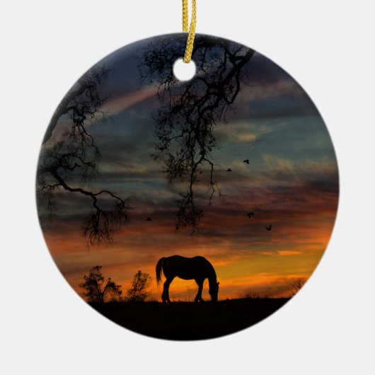 サウスウエスホースオーナメント セラミックオーナメント (正面)