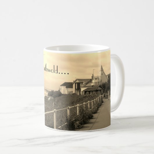 サウスウォルドプロムネードセピアビュー コーヒーマグカップ (正面右)