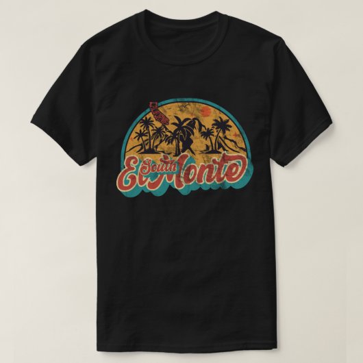 サウスエルモンテ カリフォルニア Tシャツ (デザイン正面)