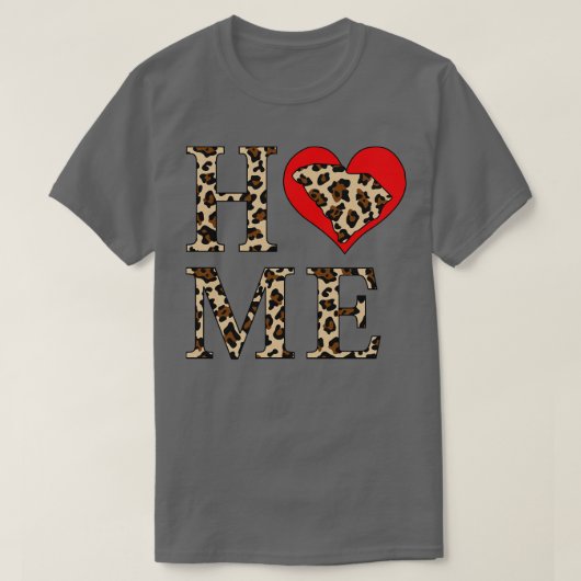サウスオリナホームレオパードプリント Tシャツ (デザイン正面)