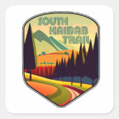 サウスカイバブトレイルグランドキャニオンアリゾナ スクエアシール (正面)