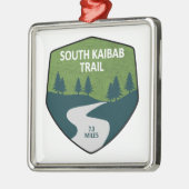 サウスカイバブトレイルグランドキャニオンアリゾナ メタルオーナメント (左)