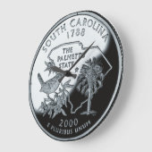 サウスカフェイクロライナ州四半時計 ラージ壁時計 (傾斜)