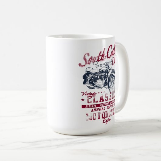 サウスカリチーズオートバイ コーヒーマグカップ (正面右)