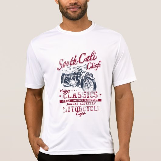 サウスカリチーフスのヴィンテージバイククラシック Tシャツ (正面)