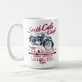 サウスカリチーフスのヴィンテージバイク コーヒーマグカップ