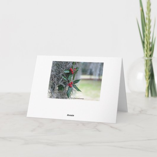 サウスカロライナからのメリークリスマス シーズンカード (裏面)