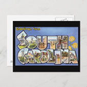 サウスカロライナからの挨拶_ヴィンテージ旅行 ポストカード (正面/裏面)