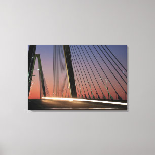 サウスカロライナのアーサーRavenel Jr.橋 キャンバスプリント
