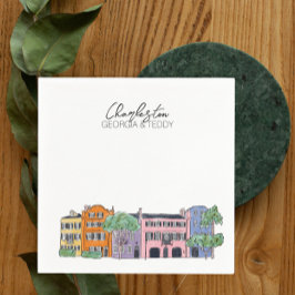 サウスカロライナのカクテル結婚ナプキン・チャールストン スタンダードカクテルナプキン