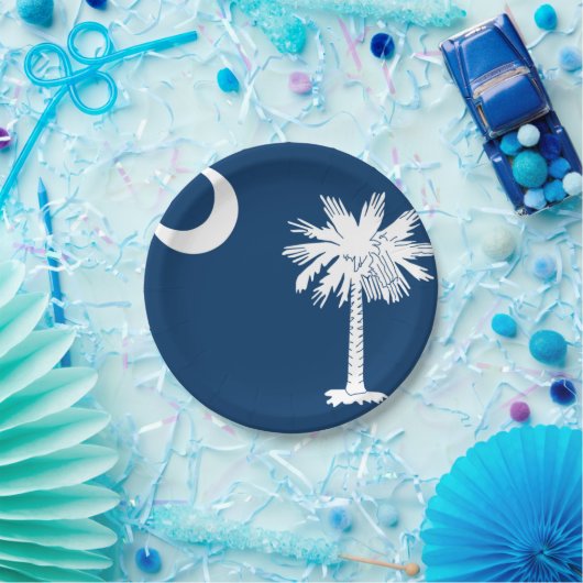 サウスカロライナのカスタムな紙皿7つ ペーパープレート (パーティー)