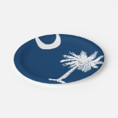 サウスカロライナのカスタムな紙皿7つ ペーパープレート (アングル)