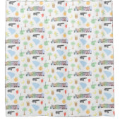 サウスカロライナのシャワーカーテン シャワーカーテン (正面)