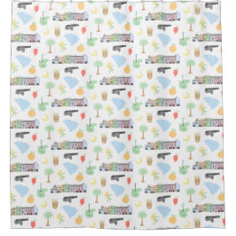 サウスカロライナのシャワーカーテン シャワーカーテン