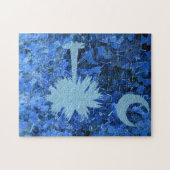 サウスカロライナのパルメットの木のパズル ジグソーパズル (横)