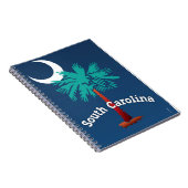 サウスカロライナのパルメット ノートブック (右側)