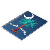 サウスカロライナのパルメット ノートブック (左側)