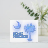 サウスカロライナのパルメット ポストカード (スタンド正面)