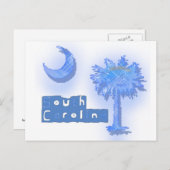 サウスカロライナのパルメット ポストカード (正面/裏面)