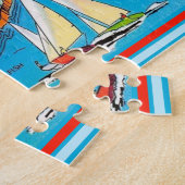 サウスカロライナの地図11x14パズル ジグソーパズル (側面)