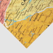 サウスカロライナの地図 薄葉紙 (詳細)