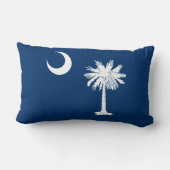 サウスカロライナの州の旗のデザインの装飾 ランバークッション (裏面)