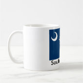 サウスカロライナの州の旗のマグ コーヒーマグカップ (左)