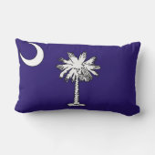 サウスカロライナの州の旗統一されたなアメリカの枕 ランバークッション (裏面)