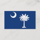 サウスカロライナの州の旗 名刺 (裏面)