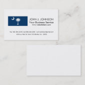 サウスカロライナの州の旗 名刺 (正面/裏面)