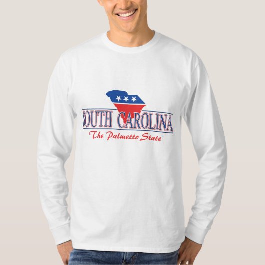 サウスカロライナの愛国心が強いTシャツ Tシャツ (正面)
