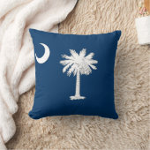 サウスカロライナの旗の枕 クッション (ブランケット)