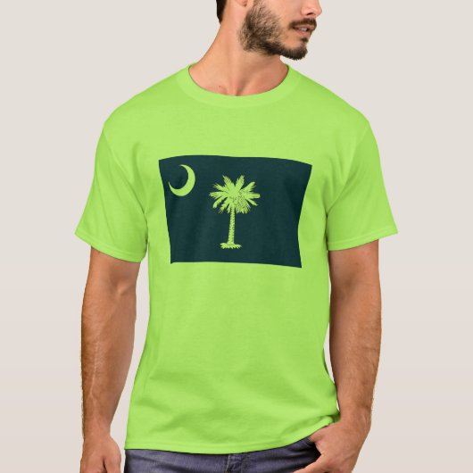 サウスカロライナの旗のTシャツ Tシャツ (正面)