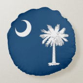 サウスカロライナの旗 ラウンドクッション (裏面)
