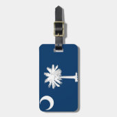 サウスカロライナの旗 ラゲッジタグ (正面縦)