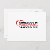 サウスカロライナの誰かが私のシャツを愛してくれる ポストカード (正面/裏面)