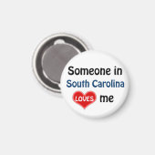 サウスカロライナの誰かが私を愛している マグネット (正面/裏面)