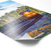 サウスカロライナのCSX列車 フォトプリント            (角)