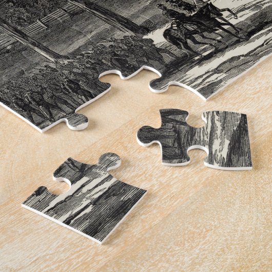 サウスカロライナを通した海へのシャーマンの3月 ジグソーパズル (側面)