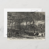 サウスカロライナを通って海にシャーマンの行進 ポストカード (正面/裏面)